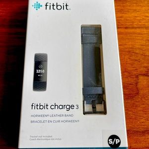 Fitbit Charge 3 leather band (s/m size)